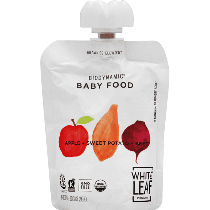 White Leaf Provisions Baby Food, Apple + Sweet Potato, + Beet (90 g
