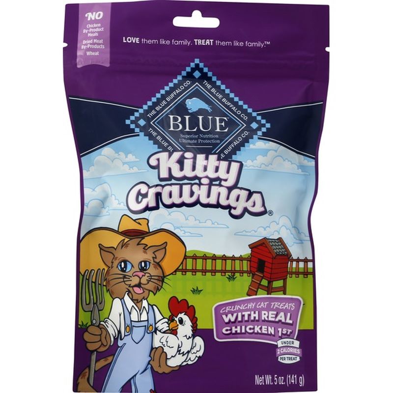 Blue Cat Treats, with Real Chicken 1st, Crunchy (5 oz) Instacart