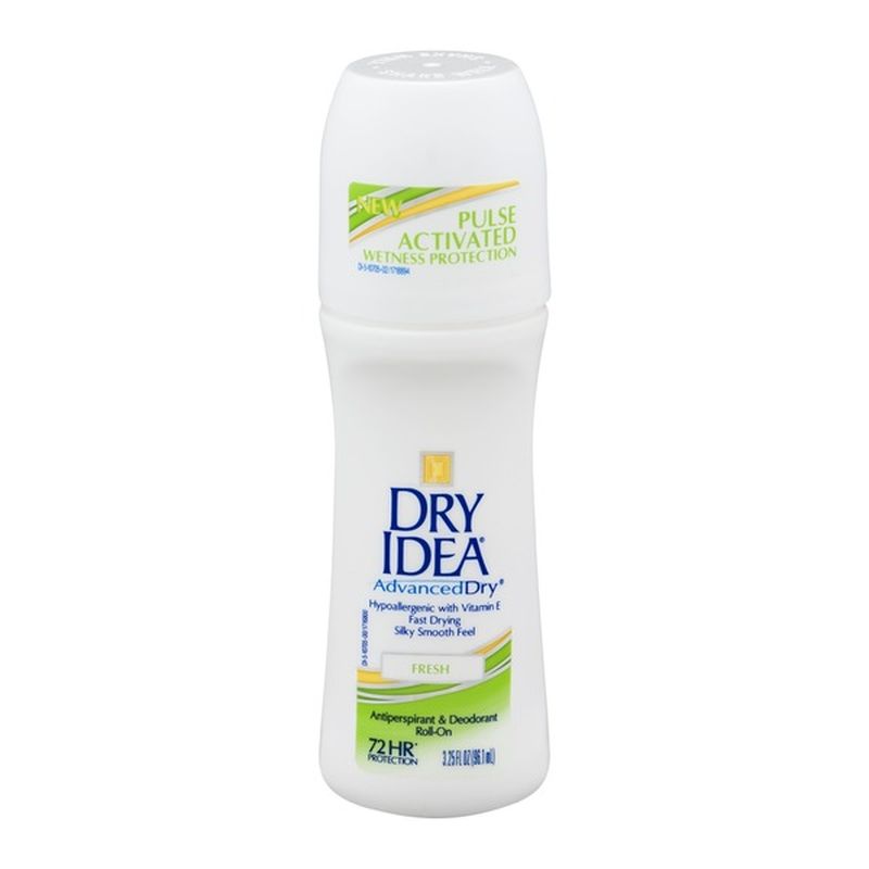 Dry Idea Advanced Dry RollOn Antiperspirant & Deodorant Fresh (3.25 fl oz) Instacart