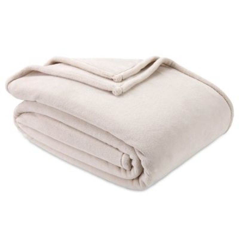 Nestwell Supreme Softness Full/Queen Plush Blanket in Taupe (each ...