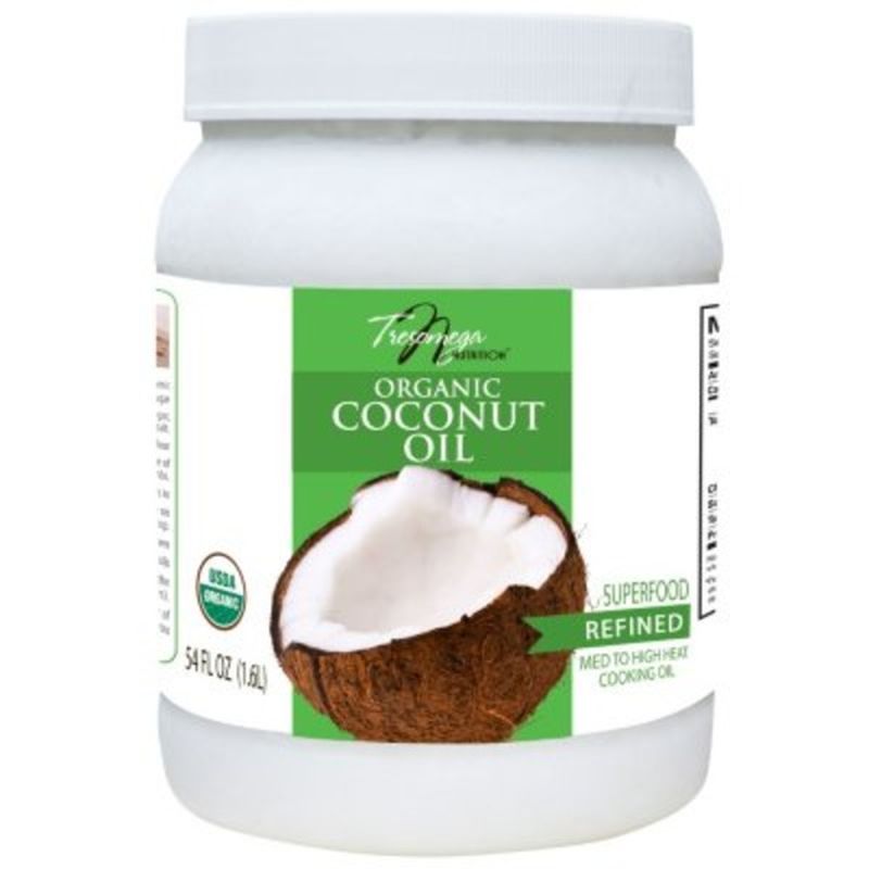Tresomega Nutrition Organic Refined Coconut Oil