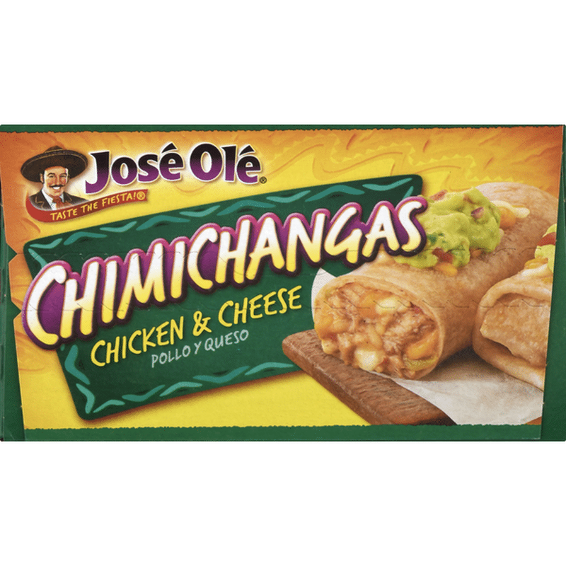 José Olé Chicken & Cheese Chimichangas (16 each) Instacart