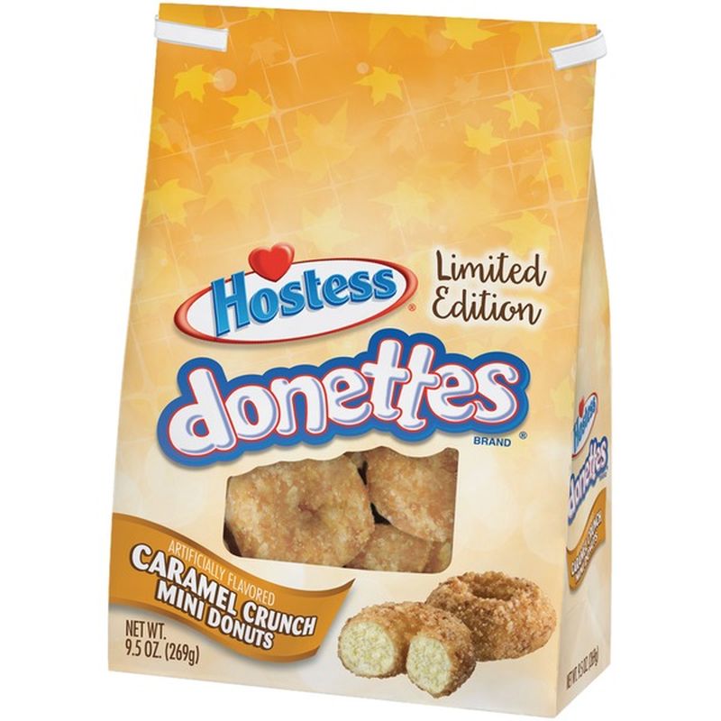 Hostess Donuts, Caramel Crunch, Mini (9.5 oz) from Safeway Instacart