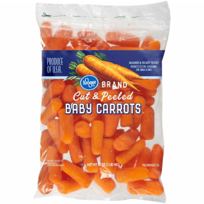 Kroger Cut & Peeled Baby Carrots (32 oz bag) Instacart