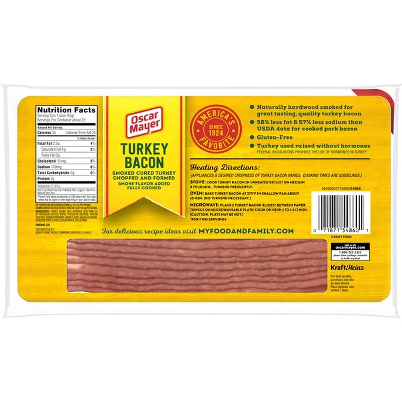 Oscar Mayer Turkey Bacon (12 oz) from Mollie Stone's Markets Instacart