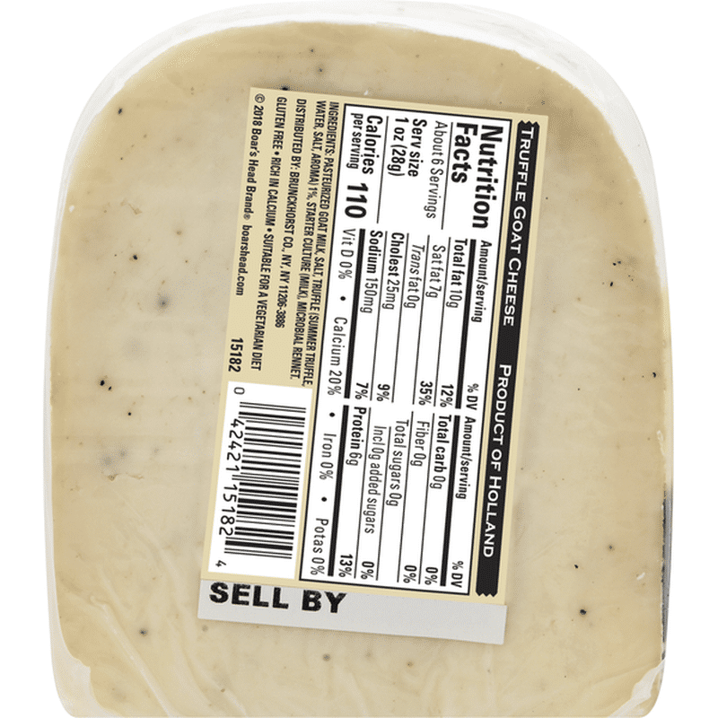 Boar's Head Truffle Goat Cheese (6 oz) Instacart