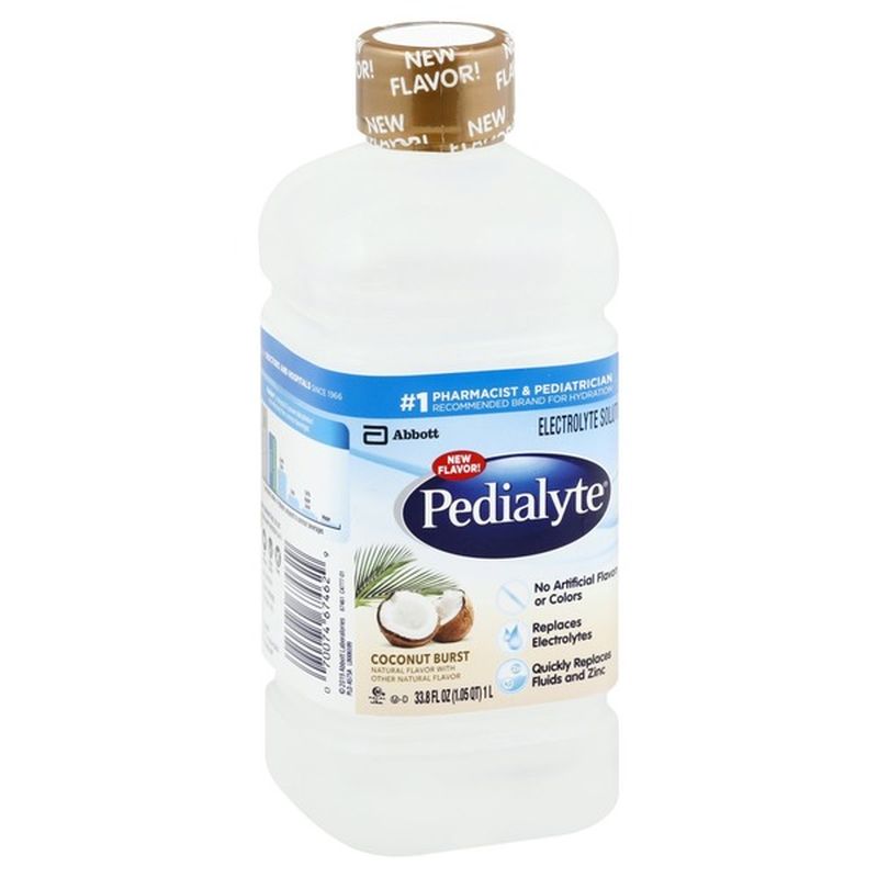 Pedialyte Electrolyte Solution Coconut Burst Ready To Drink Bottle 33