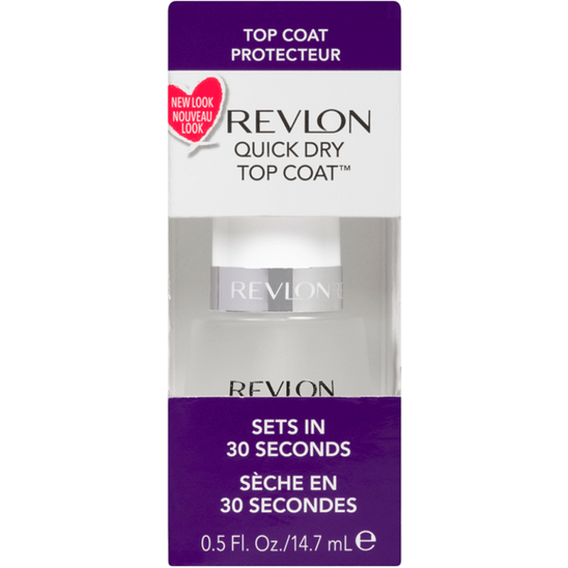 Revlon Top Coat, Quick Dry, 210 (0.5 oz) Instacart