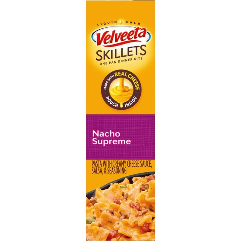 VELVEETA Naco Supreme One Pan Dinner Kit with Pasta, Cheese Sauce, Salsa & Seasoning (15.66 oz