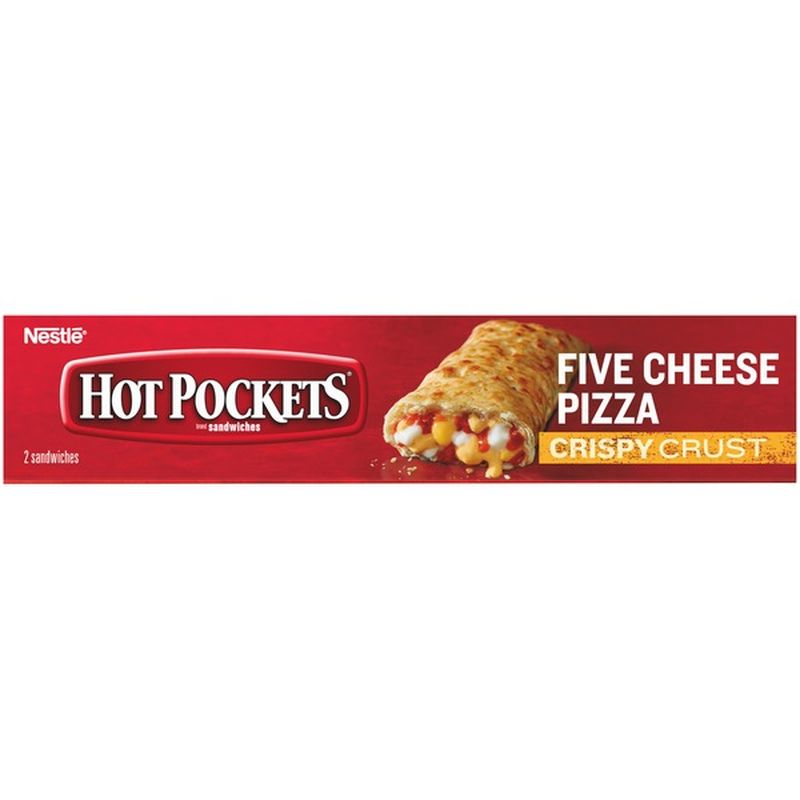 Hot Pockets Frozen Snack - Five Cheese Pizza Frozen Sandwiches (4.5 oz ...