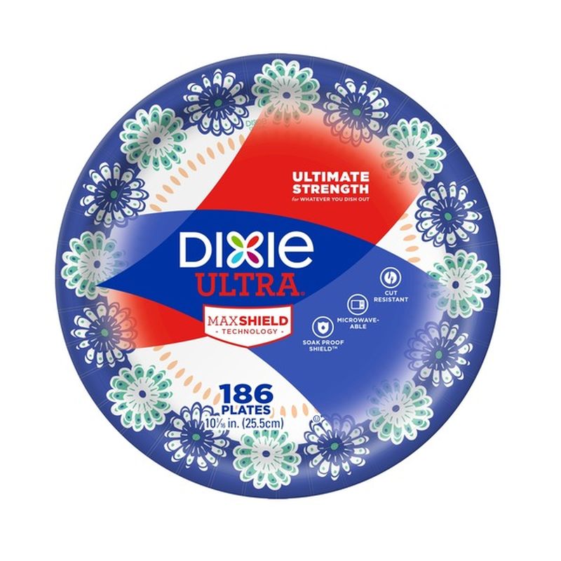Dixie 10 1/16" Plates (186 ct) from Costco Instacart