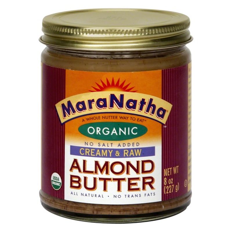Maranatha Creamy Organic California Raw Almond Butter (8 oz) Instacart