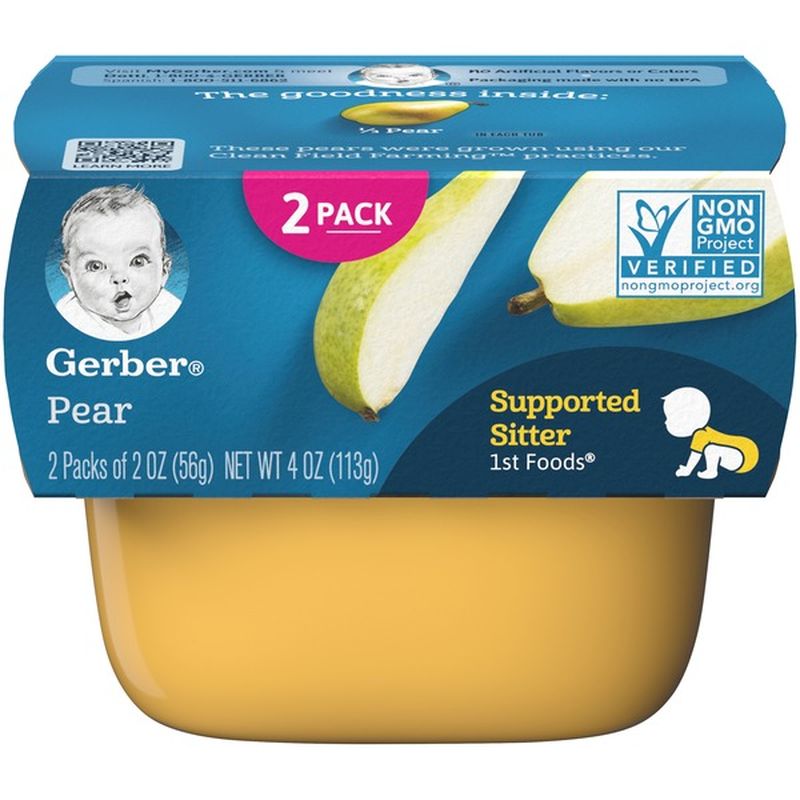 Gerber 1st Foods Pear Baby Food (4 oz) from Kroger Instacart