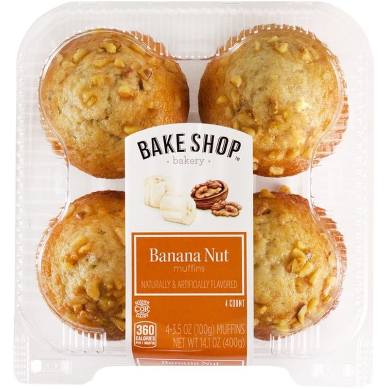 Bake Shop Banana Nut Muffins (14 oz) Instacart