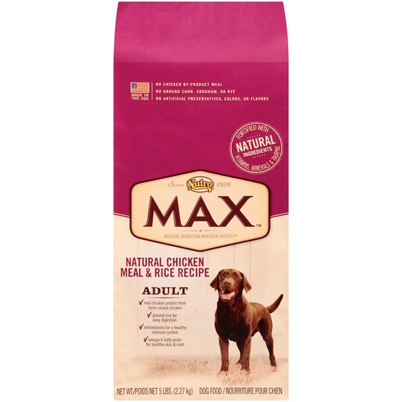Nutro Max Adult Natural Chicken Meal 