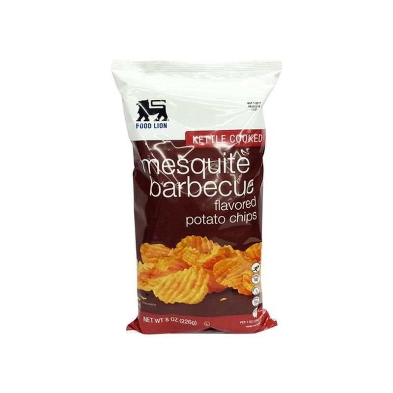 Food Lion Potato Chips, Barbecue Flavored, Kettle Cooked (8 oz) from Food Lion Instacart
