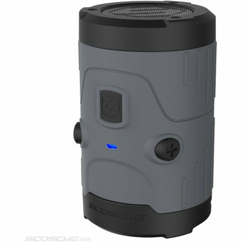 Scosche Boombottle Grey Waterproof Mini Wireless Speaker