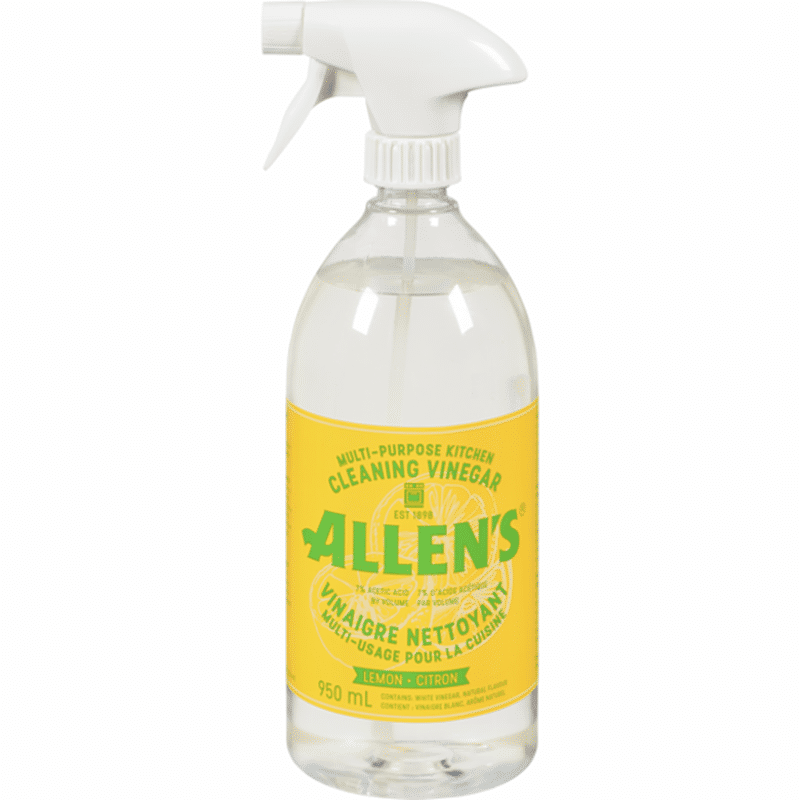 Allen's Natural Lemon Scented Cleaning Vinegar (950 ml) Instacart