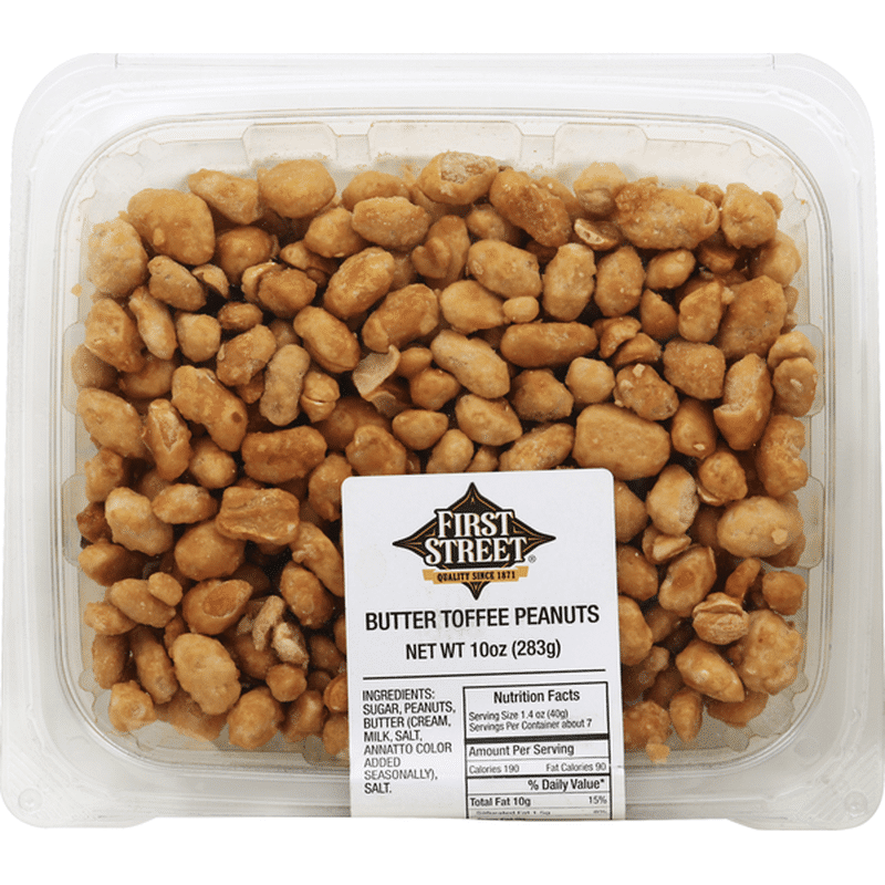 First Street Peanuts, Butter Toffee (10 oz) Delivery or Pickup Near Me