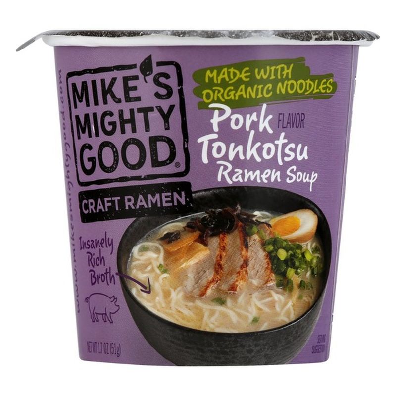 Mike's Mighty Good Ramen Soup, Pork Tonkotsu Flavor (1.7