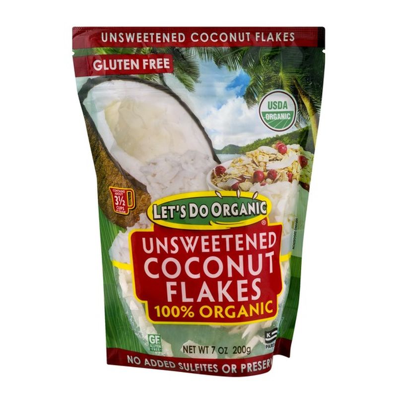 Let's Do Organic Coconut Flakes, 100 Organic (7 oz) from LeBeau Nob