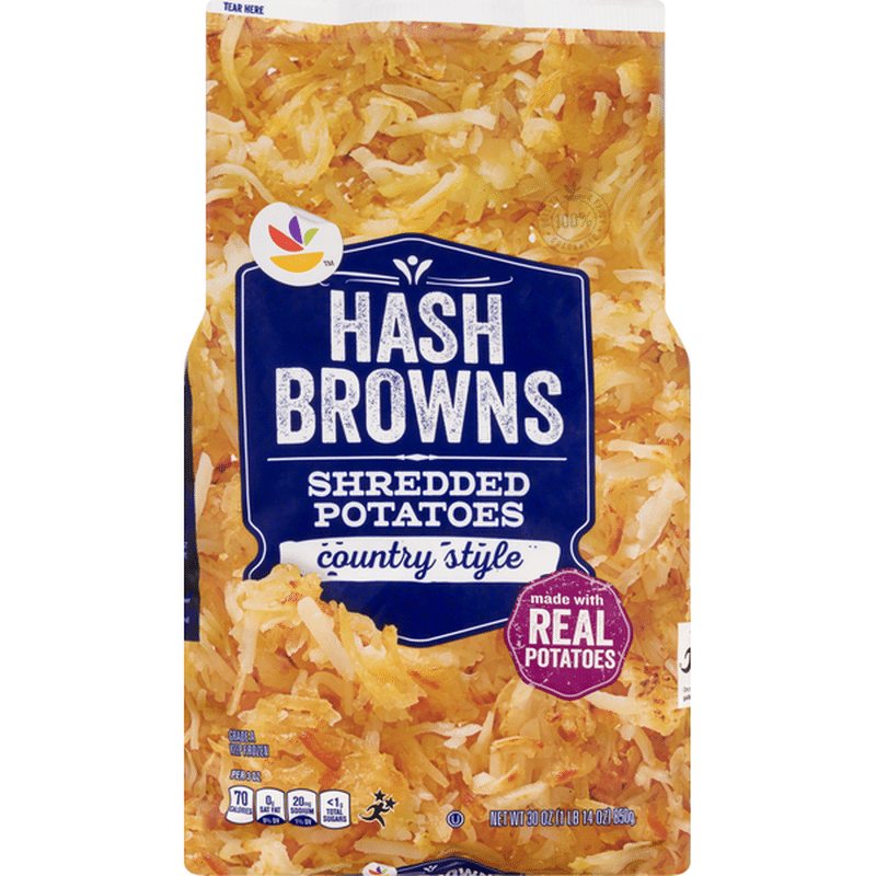 SB Hash Browns, Shredded Potatoes, Country Style (30 oz) - Instacart