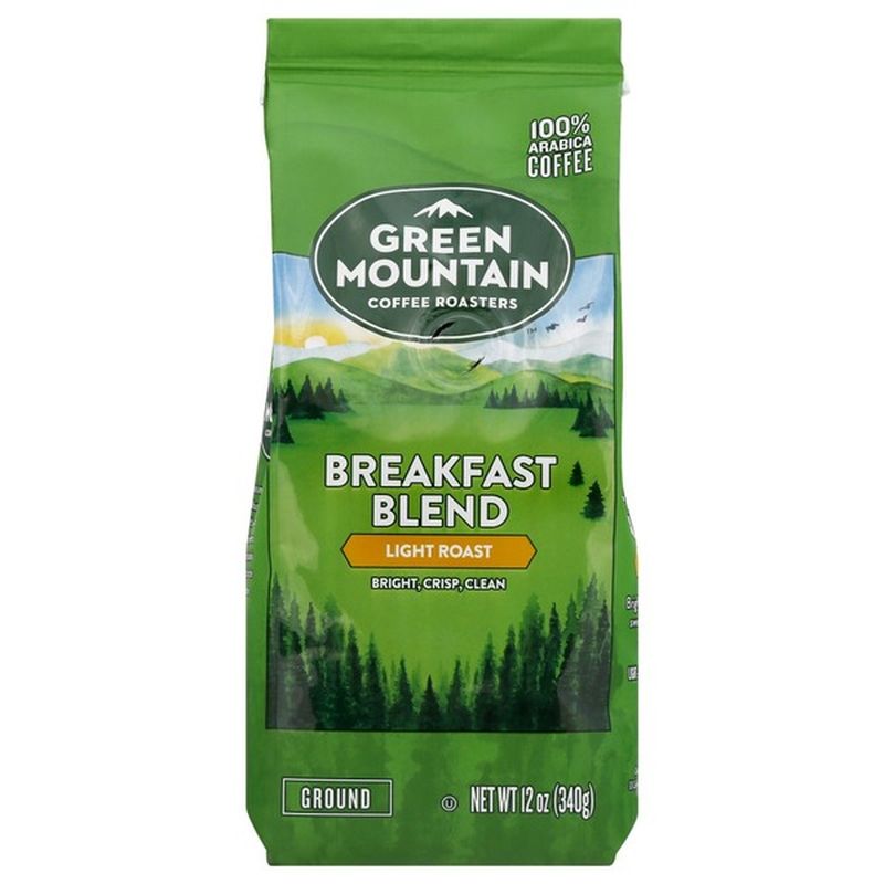 Green Mountain Coffee Light Roast Ground Coffee Breakfast Blend (12 oz