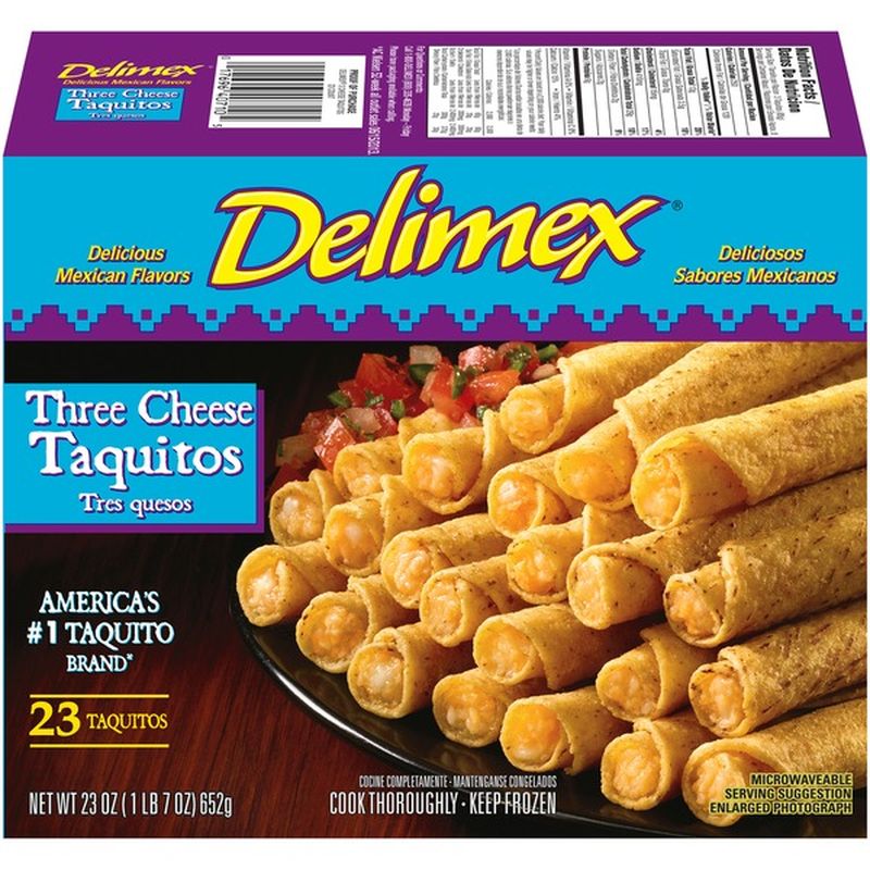 Delimex Three Cheese Taquitos (23 oz) Instacart