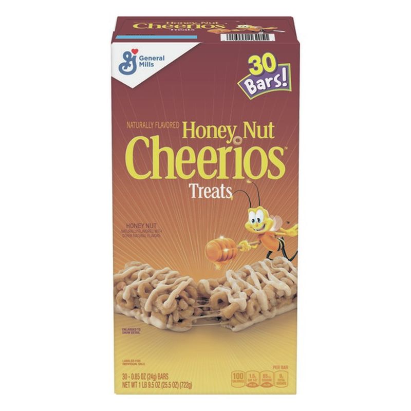 Cheerios Treats, Honey Nut (30 each) - Instacart