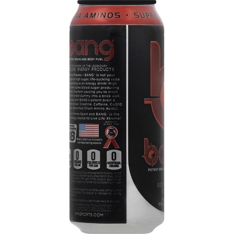 Bang Energy Drink, Root Beer Blaze (16 oz) Instacart