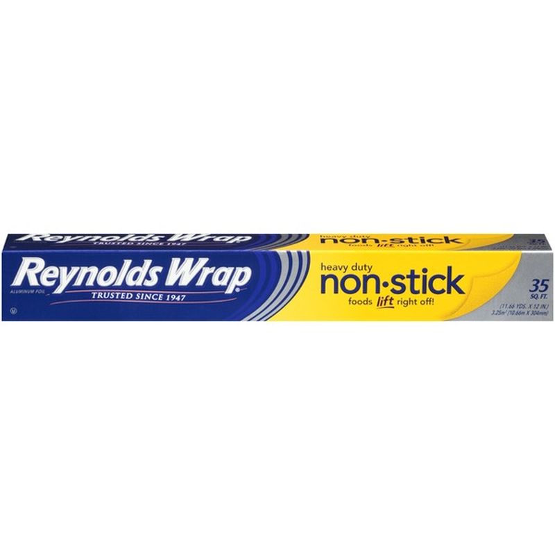 Reynolds Wrap Heavy Duty Non-Stick Aluminum Foil (35 Sq Ft) From Stater ...