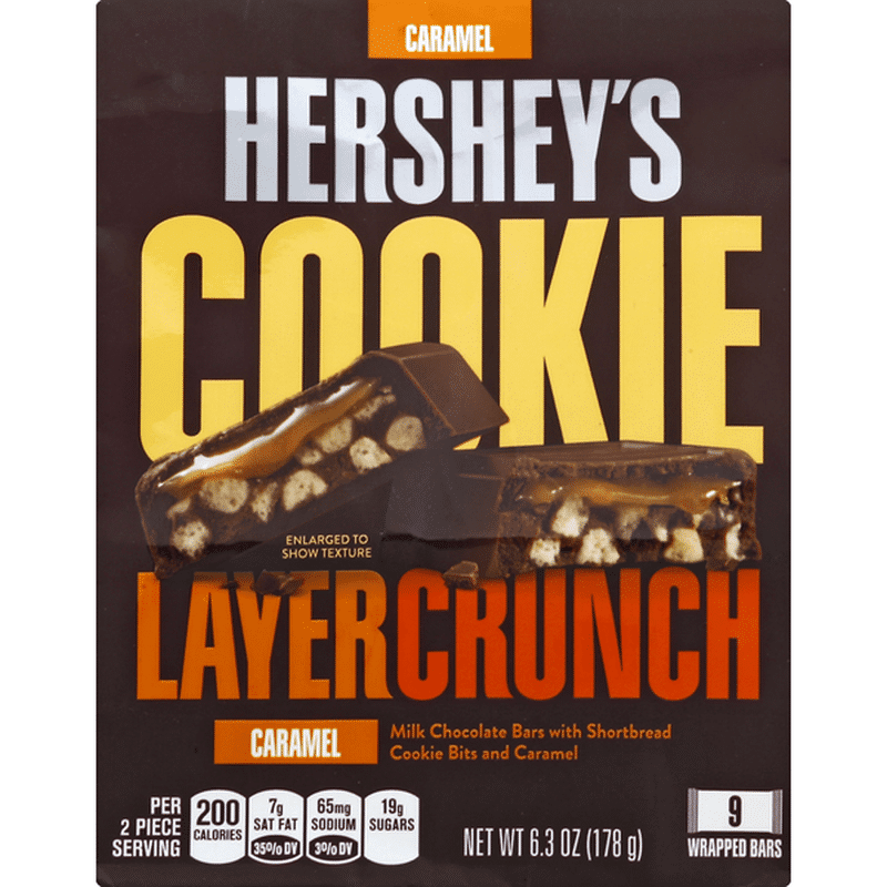Hershey's Cookie Layer Crunch Bars Caramel 9 CT (9 ct) Instacart