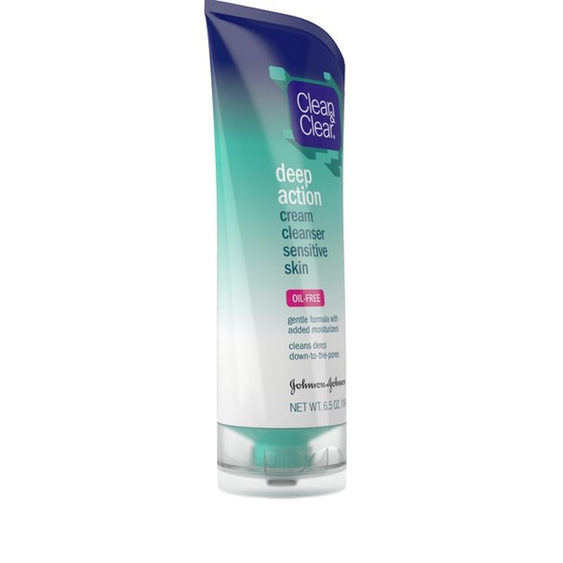deep action cream cleanser sensitive skin