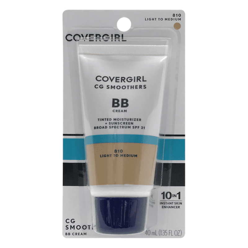 CoverGirl Smoothers BB Cream Tinted Moisturizer + Sunscreen SPF 21, 810