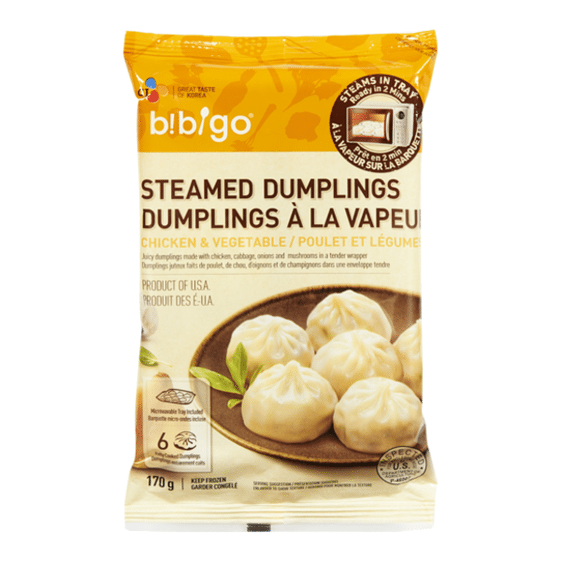 Bibigo Steamed Chicken & Vegetable Dumplings