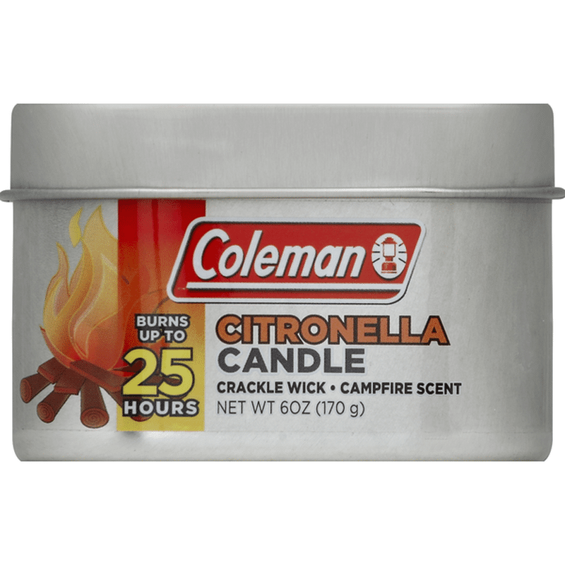 Coleman Candle, Citronella, Campfire Scent (6 oz) Instacart