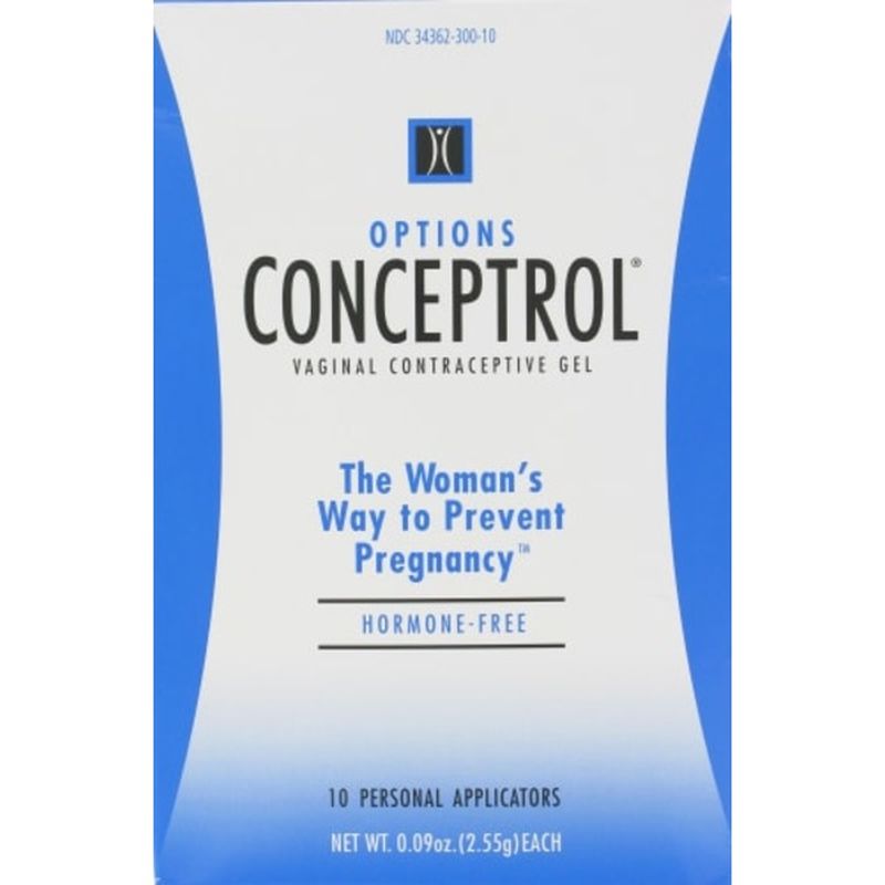 Options Conceptrol Vaginal Contraceptive Gel Pre-Filled ...