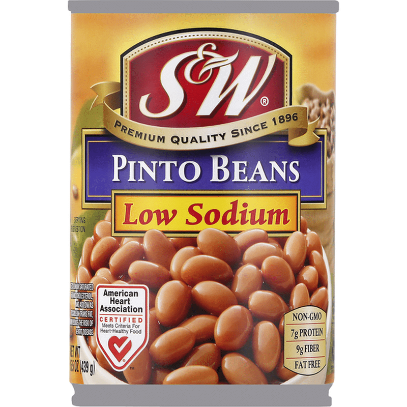 S&w Low Sodium Pinto Beans (15 oz) Instacart