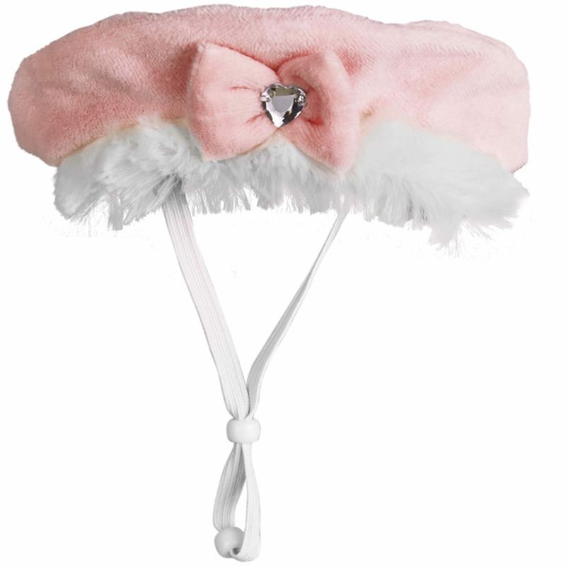 Bond & Co Small to Medium Light Pink Faux Fur Beret
