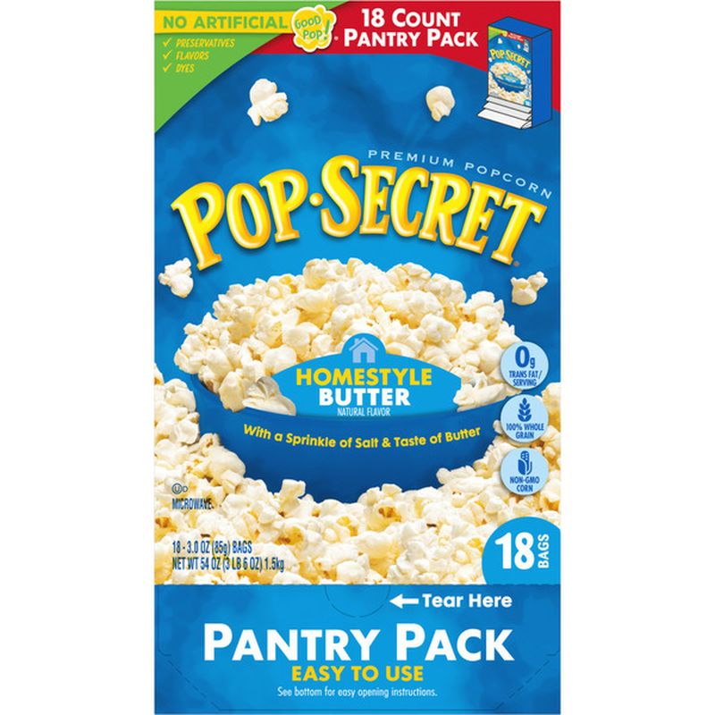 Pop Secret Homestyle Butter Popcorn (3 oz) Instacart