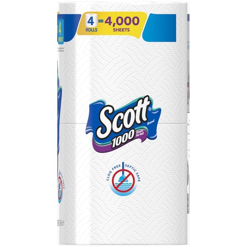 Scott 1000 Toilet Paper Bath Tissue (4 ct) from Food Lion Instacart