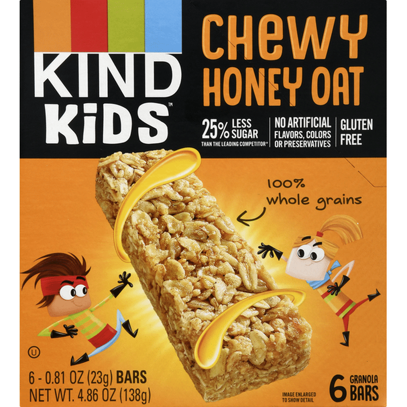 KIND Granola Bars, Chewy, Honey Oat (6 each) Instacart