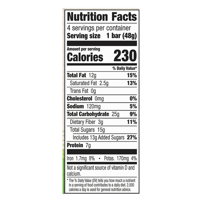 Nature Valley Sustained Energy Bar, Peanut Butter & Cranberry (4 each) Instacart