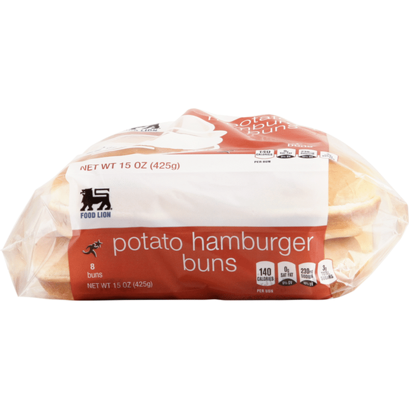 Food Lion Potato Hamburger Buns (8 each) Instacart