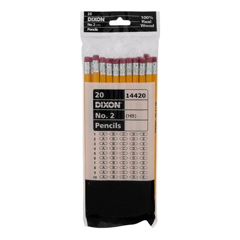 Dixon No. 2 Pencils 20 CT (20 ct) Instacart