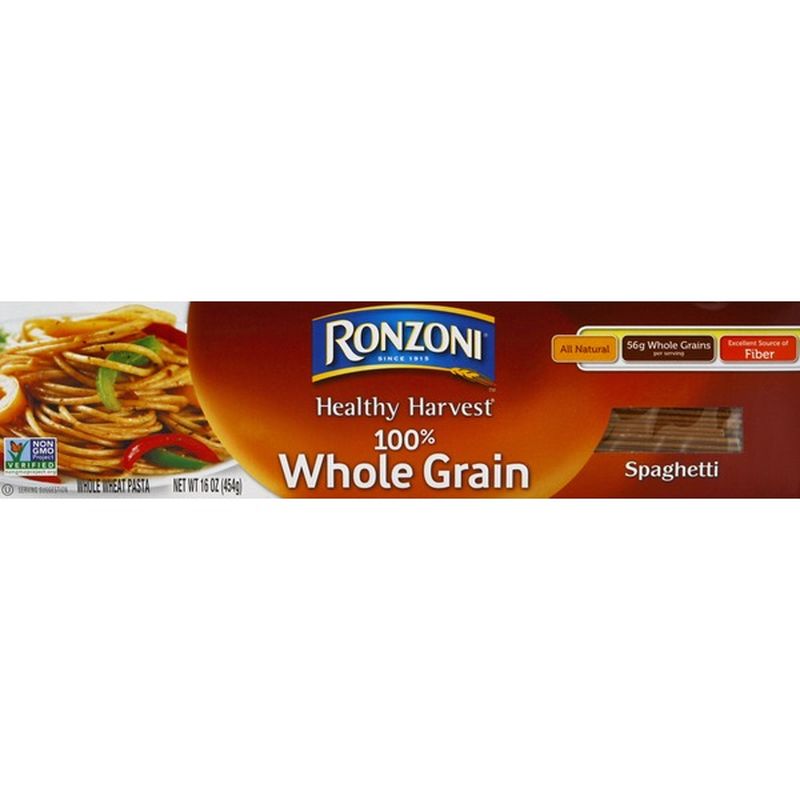 Ronzoni Healthy Harvest 100 Whole Grain Spaghetti Pasta (12 oz) from