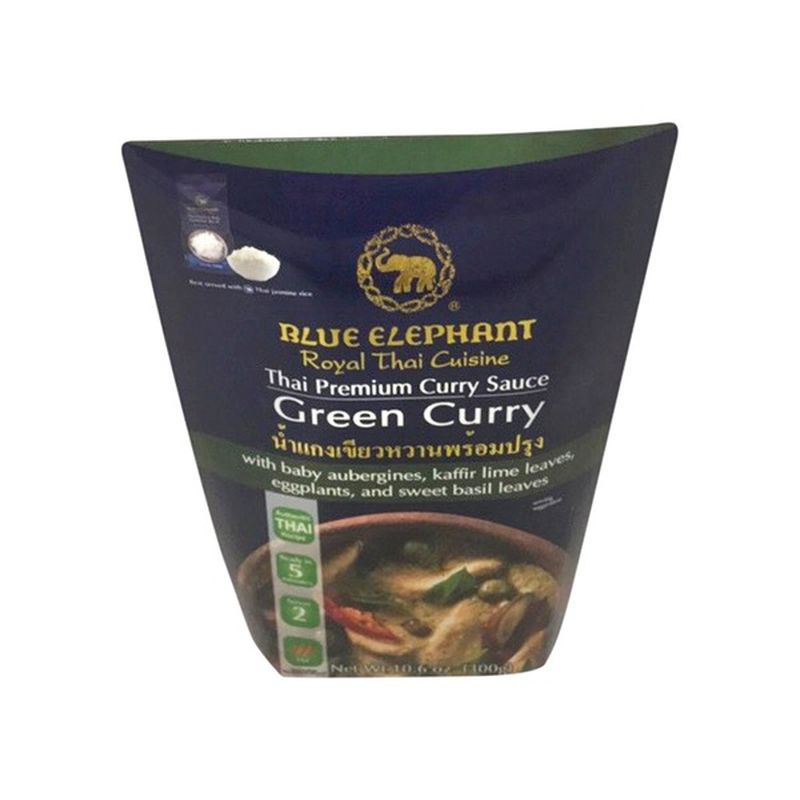 Blue Elephant Curry Sauce, Thai Premium, Green (10.6 oz) - Instacart