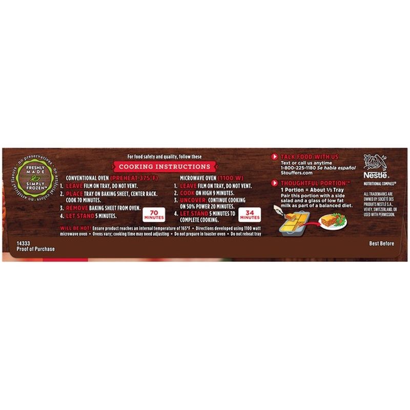 Stouffer's CLASSICS Family Size Lasagna with Meat & Sauce