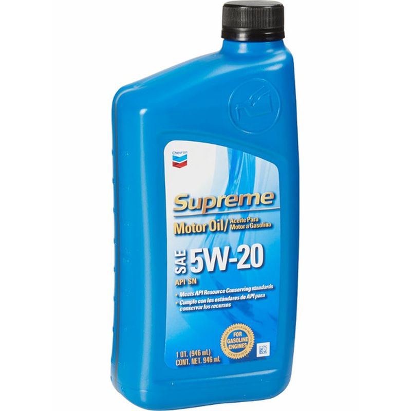 Chevron Supreme 5W20 SAE Motor Oil