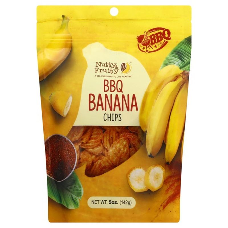 Nutty And Fruity Banana Chips, BBQ (5 oz) Instacart